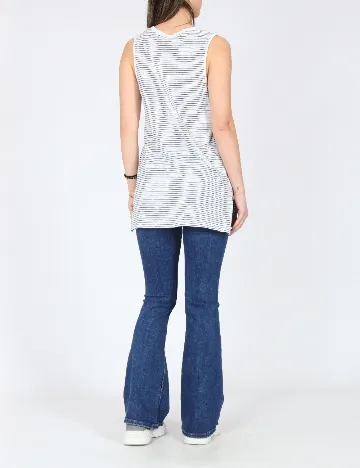 Maiou Zara, alb/albastru