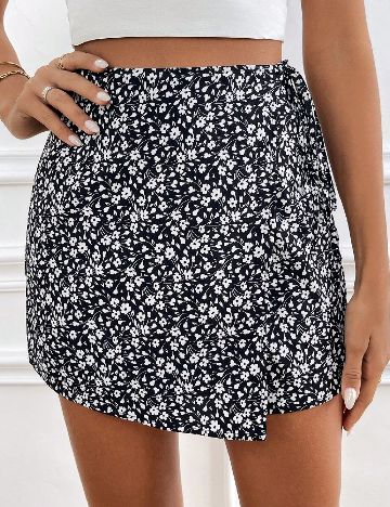 Fusta pantalon SHEIN, floral print