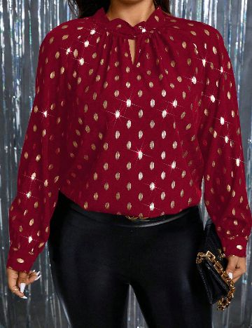 Bluza SHEIN CURVE, rosu