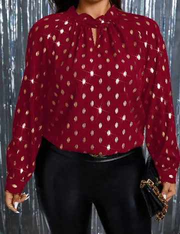 Bluza SHEIN CURVE, rosu