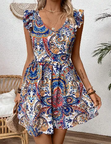 Rochie scurta SHEIN, mix culori