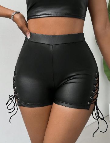 Pantaloni scurti SHEIN, negru