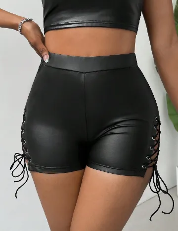 Pantaloni scurti SHEIN, negru