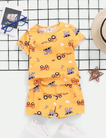 Compleu Shein Kids, galben