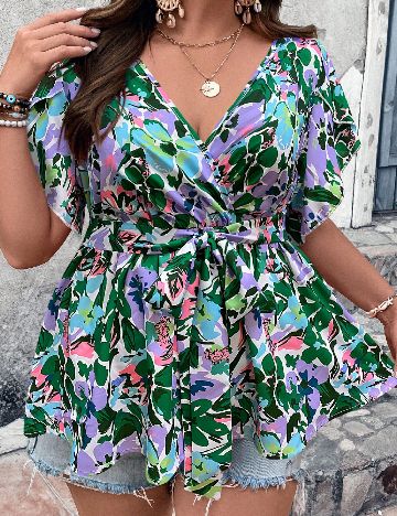 Bluza SHEIN CURVE, mix culori