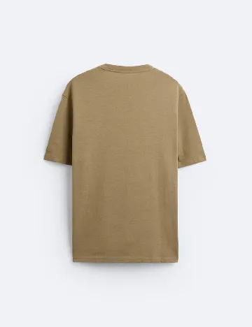 Tricou Zara, kaki