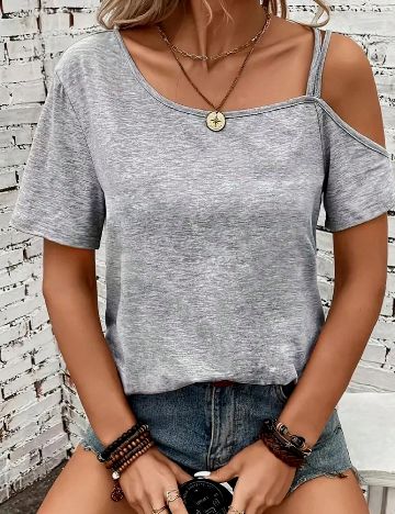 Bluza SHEIN CURVE, gri