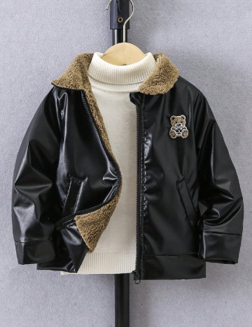 Jacheta Shein Kids, negru