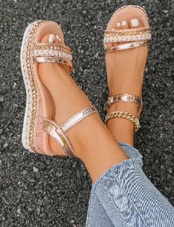 Sandale SHEIN, crem