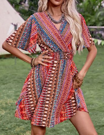 Rochie scurta SHEIN, mix culori