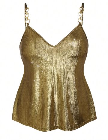 Bluza SHEIN CURVE, auriu