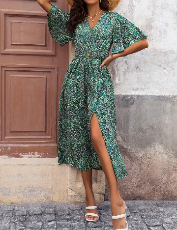 Rochie medie SHEIN, verde