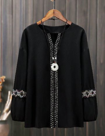 Bluza SHEIN, negru