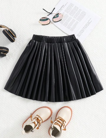 Fusta Shein Kids, negru