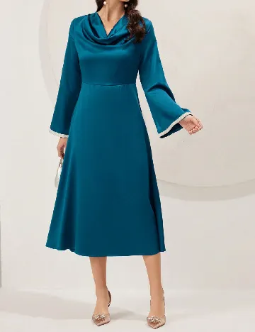 Rochie medie SHEIN, turcoaz