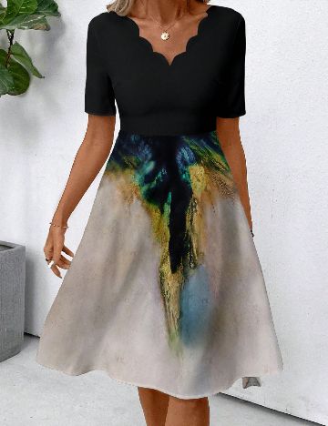 Rochie medie SHEIN, mix culori