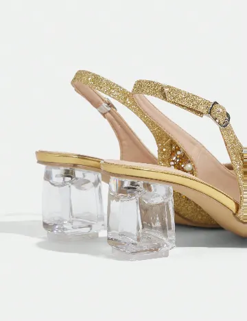 Pantofi Cuccoo, auriu