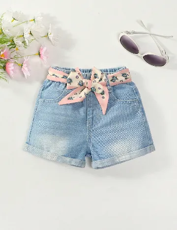 Pantaloni scurti Shein Kids, bleu