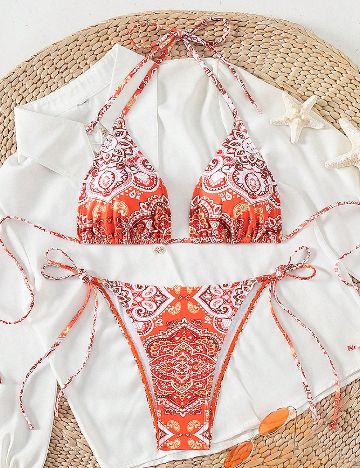 Costum de baie SHEIN, mix culori