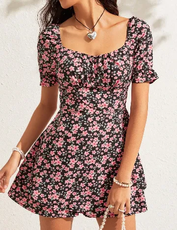 Salopeta SHEIN, floral print