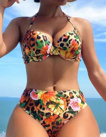 Costum de baie SHEIN, mix culori