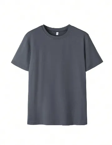 Tricou Oversize SHEIN, gri