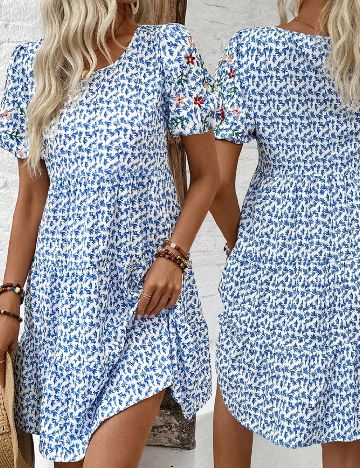 Rochie scurta SHEIN, albastru