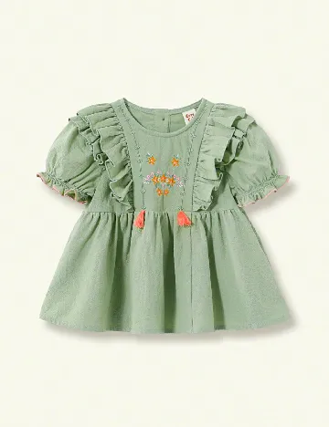 Rochie Shein Kids, verde