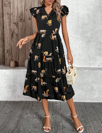 Rochie medie SHEIN, negru