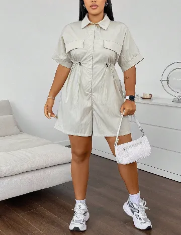 Salopeta SHEIN CURVE, bej