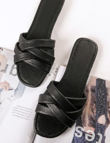 Slapi SHEIN, negru
