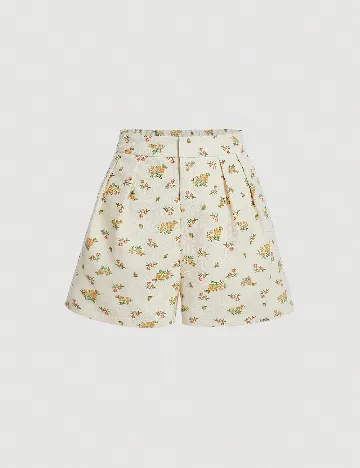 Pantaloni scurti SHEIN, ecru