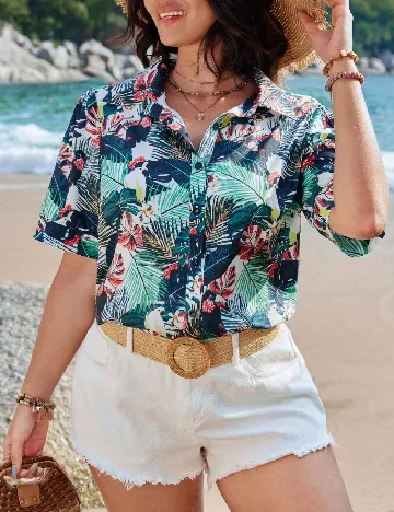 Camasa SHEIN CURVE, mix culori