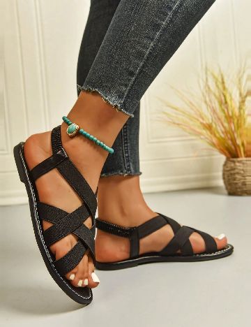 Sandale SHEIN, negru