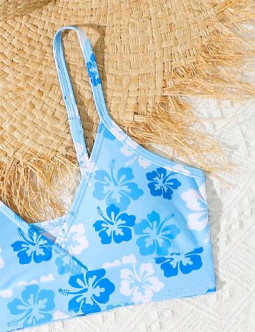 Costum de baie Shein Kids, albastru