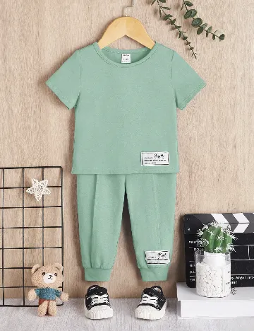 Compleu Shein Kids, verde