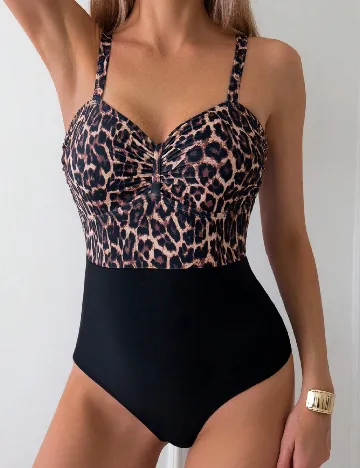 Costum de baie SHEIN, animal print