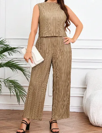 Compleu SHEIN CURVE, maro