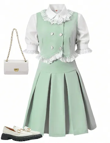 Compleu Shein Kids, verde