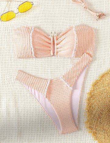 Costum de baie SHEIN, roz