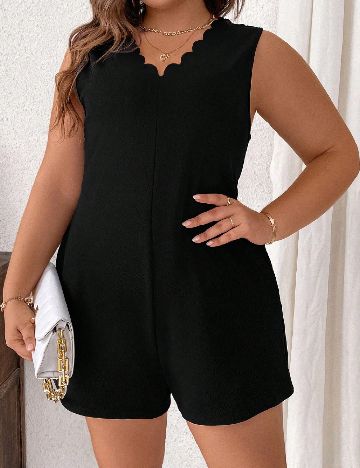 Salopeta SHEIN CURVE, negru