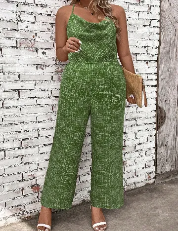 Salopeta SHEIN CURVE, verde