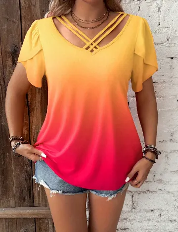 Bluza SHEIN CURVE, mix culori