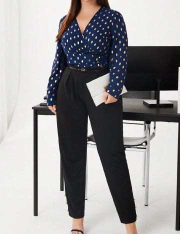 Bluza SHEIN CURVE, bleumarin