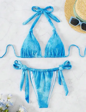 Costum de baie SHEIN, albastru