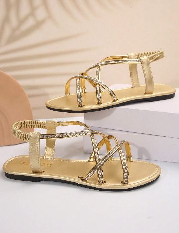 Sandale SHEIN, auriu