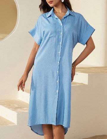 Rochie medie SHEIN, albastru