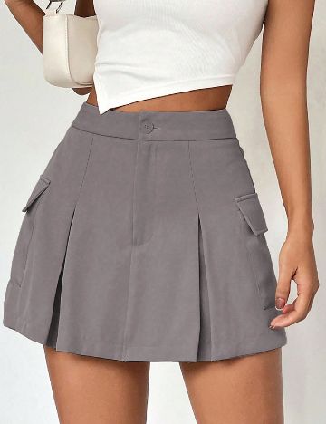 Fusta pantalon SHEIN, gri