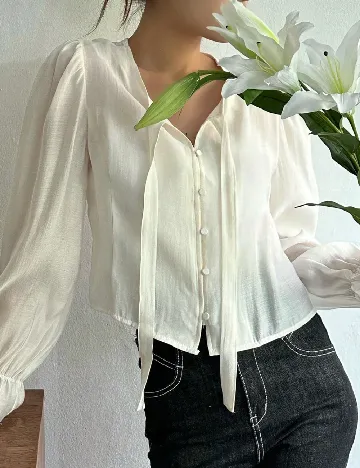 Camasa Dazy, ecru