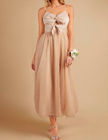 Rochie medie SHEIN, crem